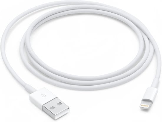 Cable Lightning original Apple Foxconn - 1 metro a granel - Blanco Cable Lightning original Apple Foxconn - 1 metro a granel - Blanco